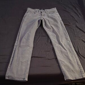 Hollister Light Gray Slim Straight Jeans